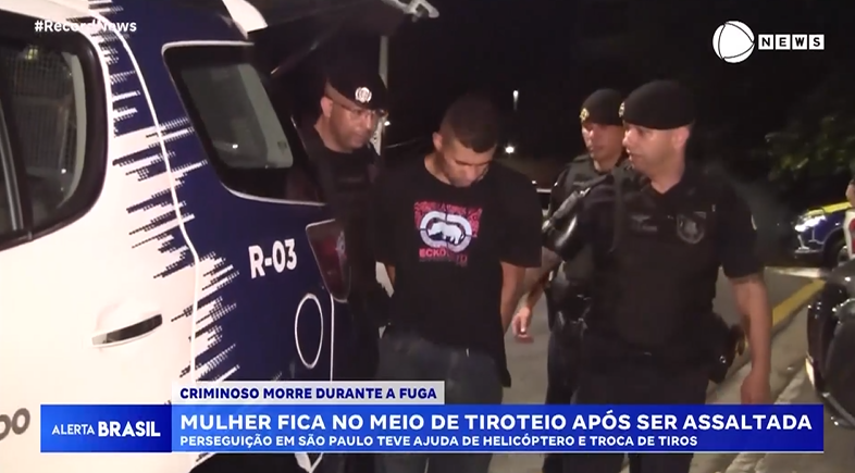 Mulher fica no meio de tiroteio após ser assaltada no ABC paulista